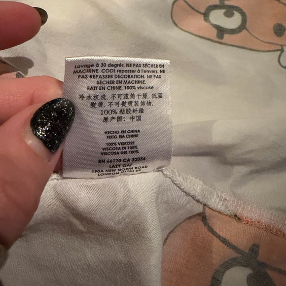 Rare Lazy Oaf Button Up Dog and Bones Shirt - Picture 9 of 10